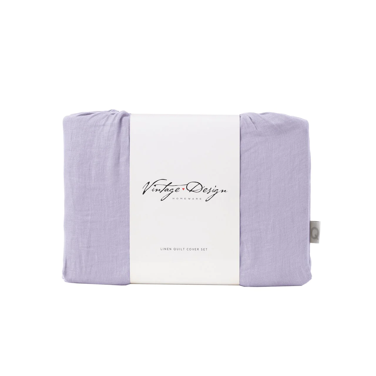 Lilac Queen Bed Linen Quilt Cover Set