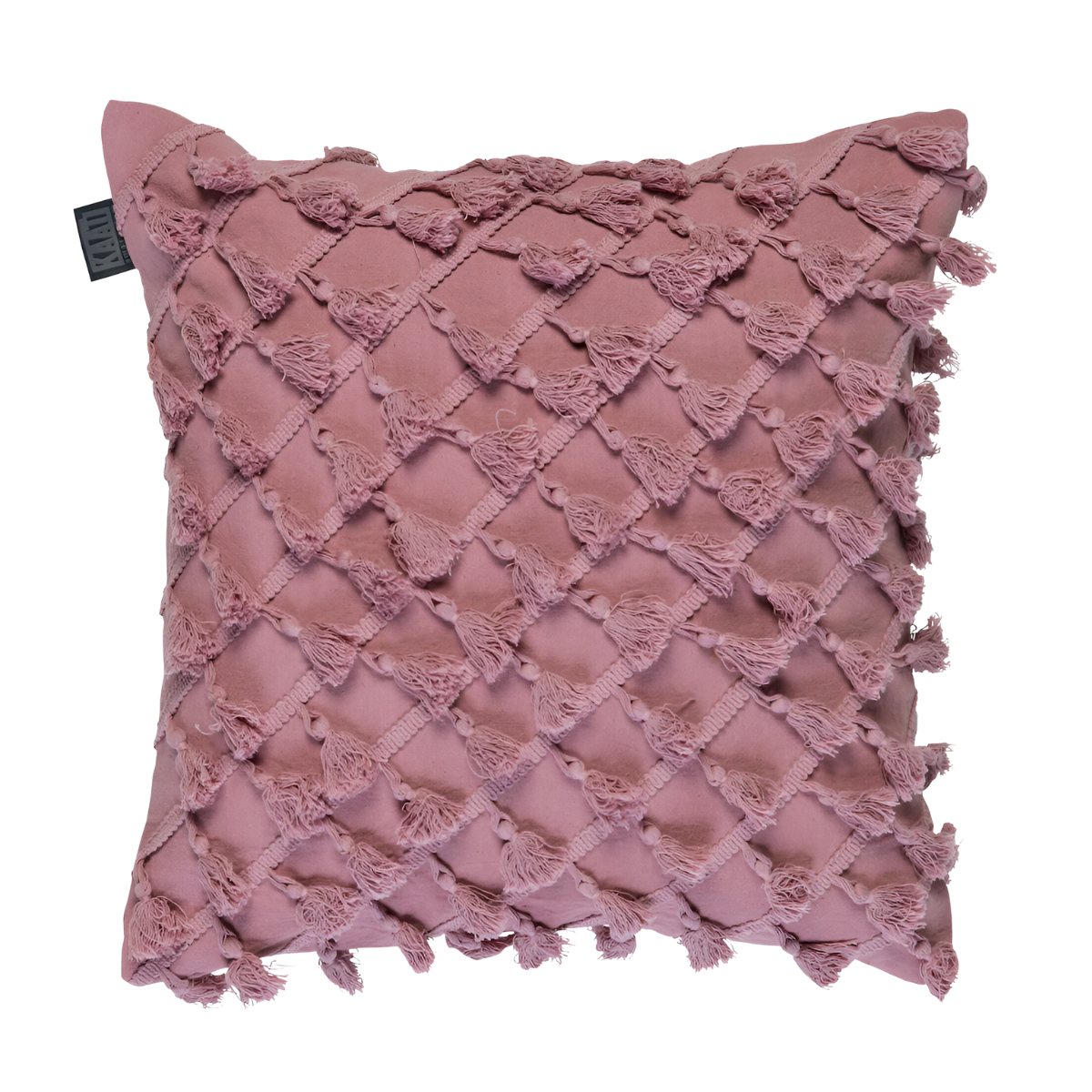 Elegant Decor with Blush Pink Dondi Tassel Cushion