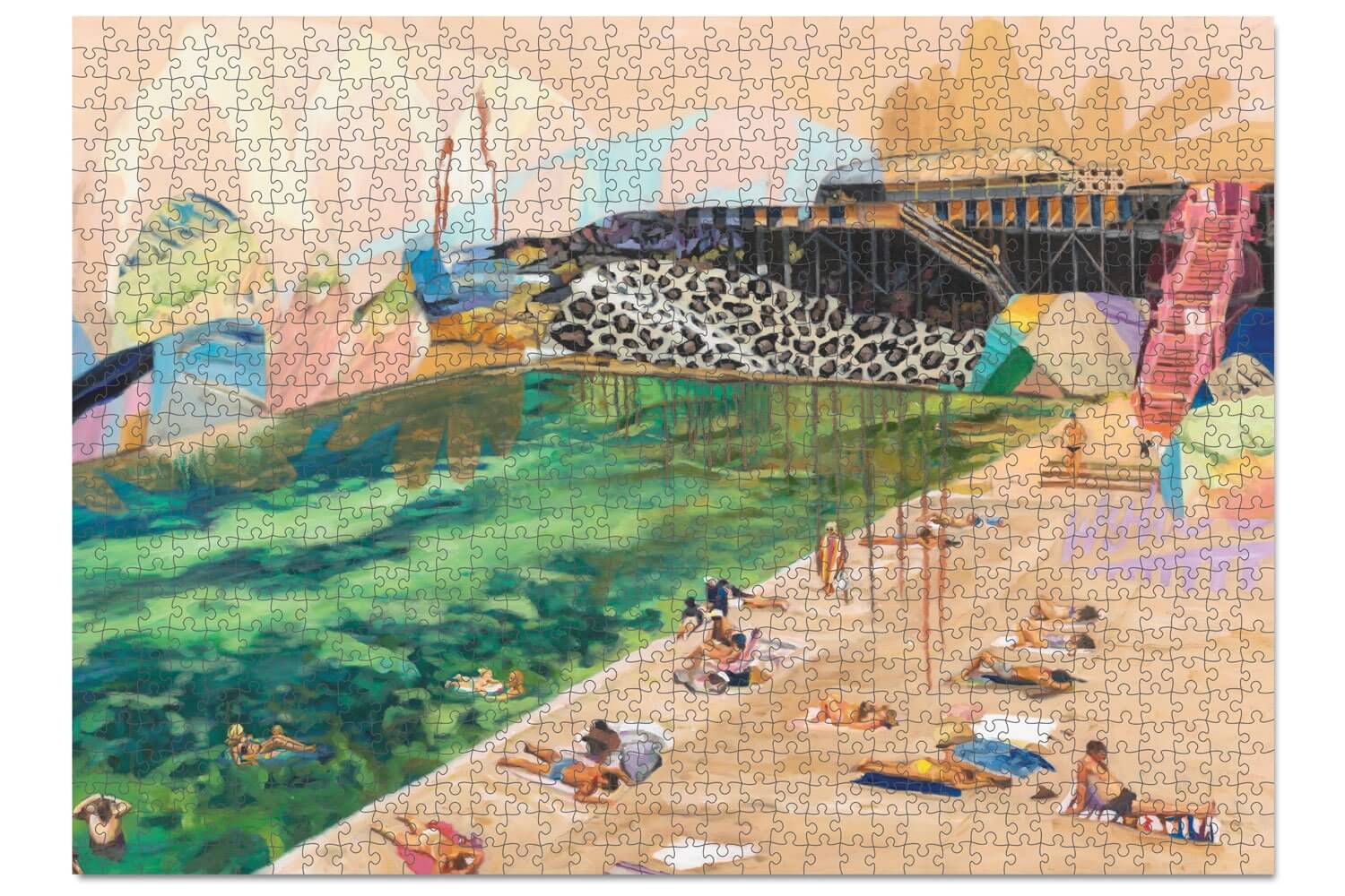 1000 Piece Puzzle - Leopard Rocks - The Mountain Merchant