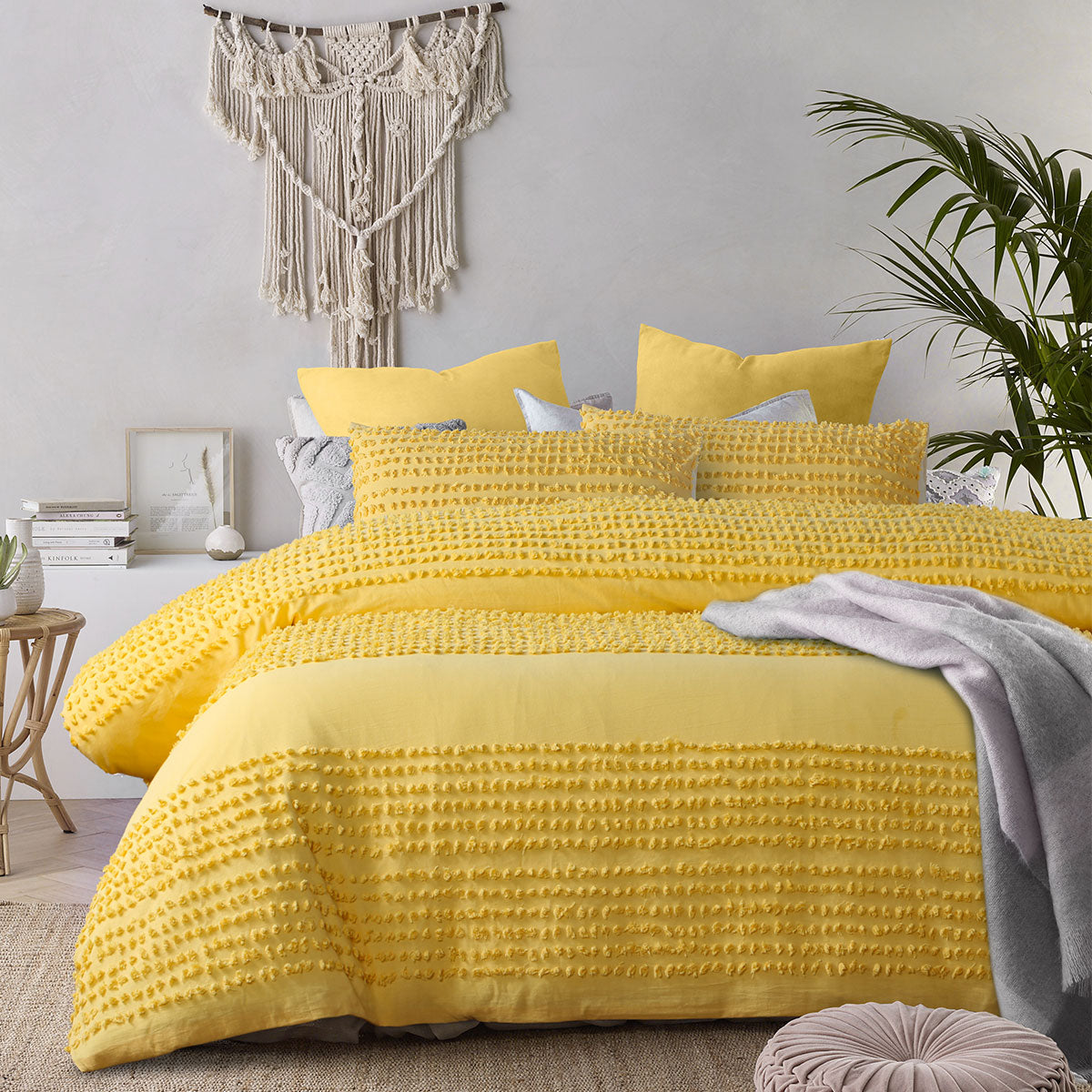 Banana | Betty Quilt Cover Set | Queen