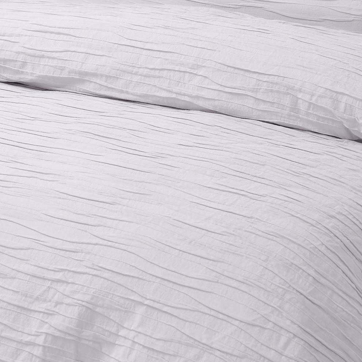 Malvern White Cotton Quilt Cover Set | Single