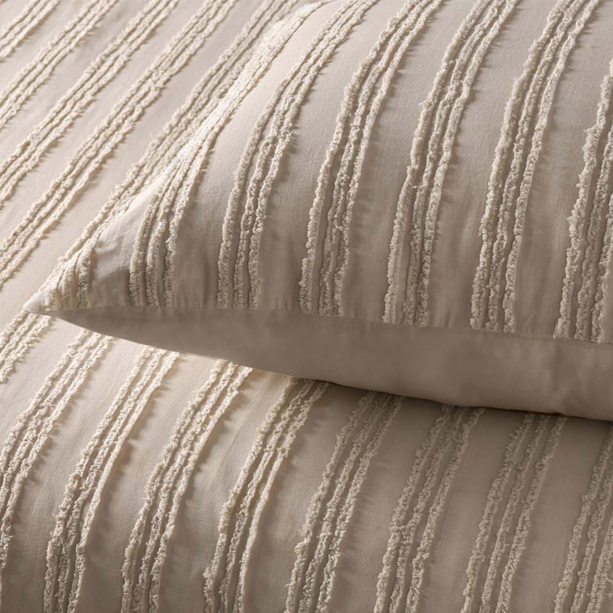 Reflections Natural Cotton Quilt Cover Set | King