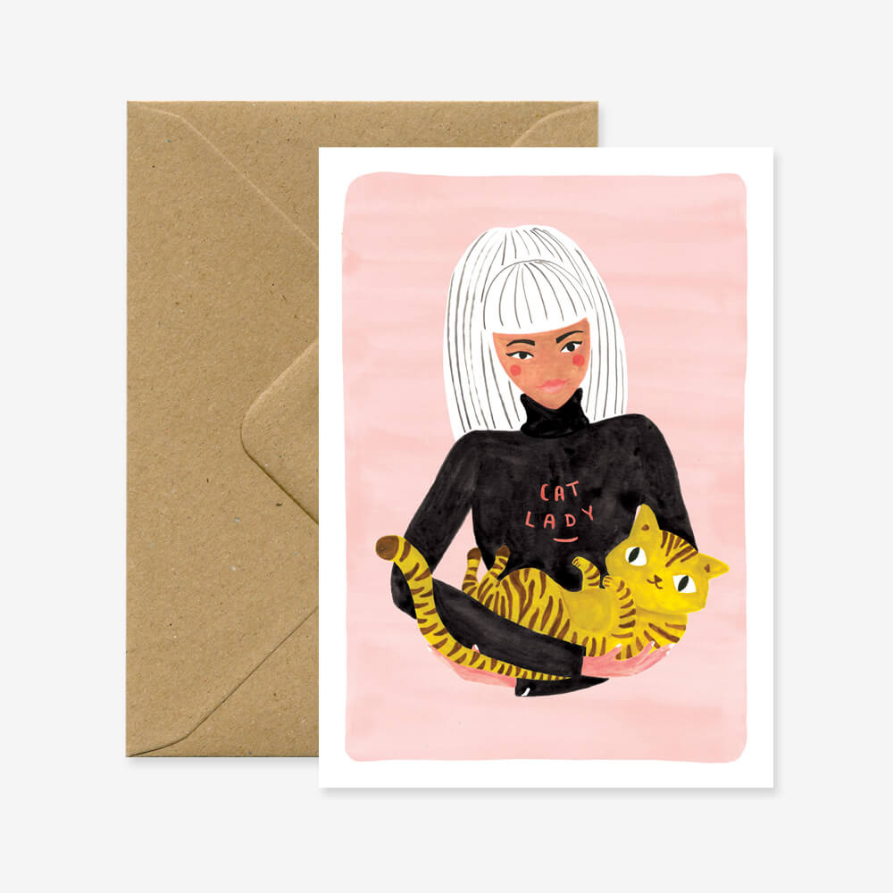 Cat Lady Card