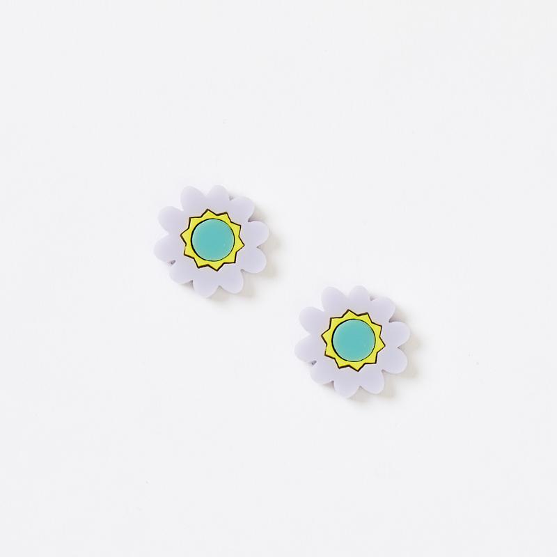 Daphne Studs - Seafoam-The Mountain Merchant