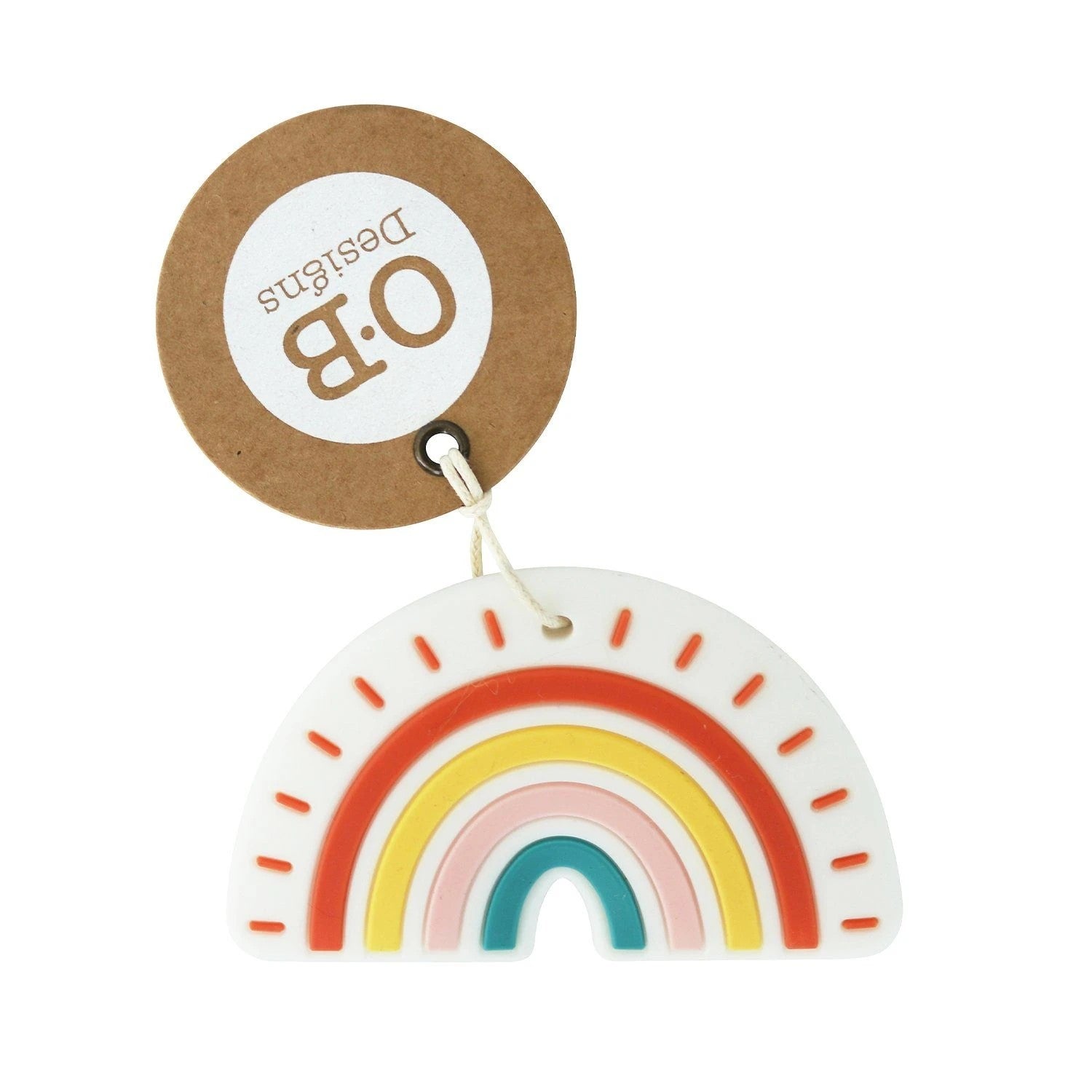 Eco Friendly Rainbow Teether -The Mountain Merchant -OB Designs