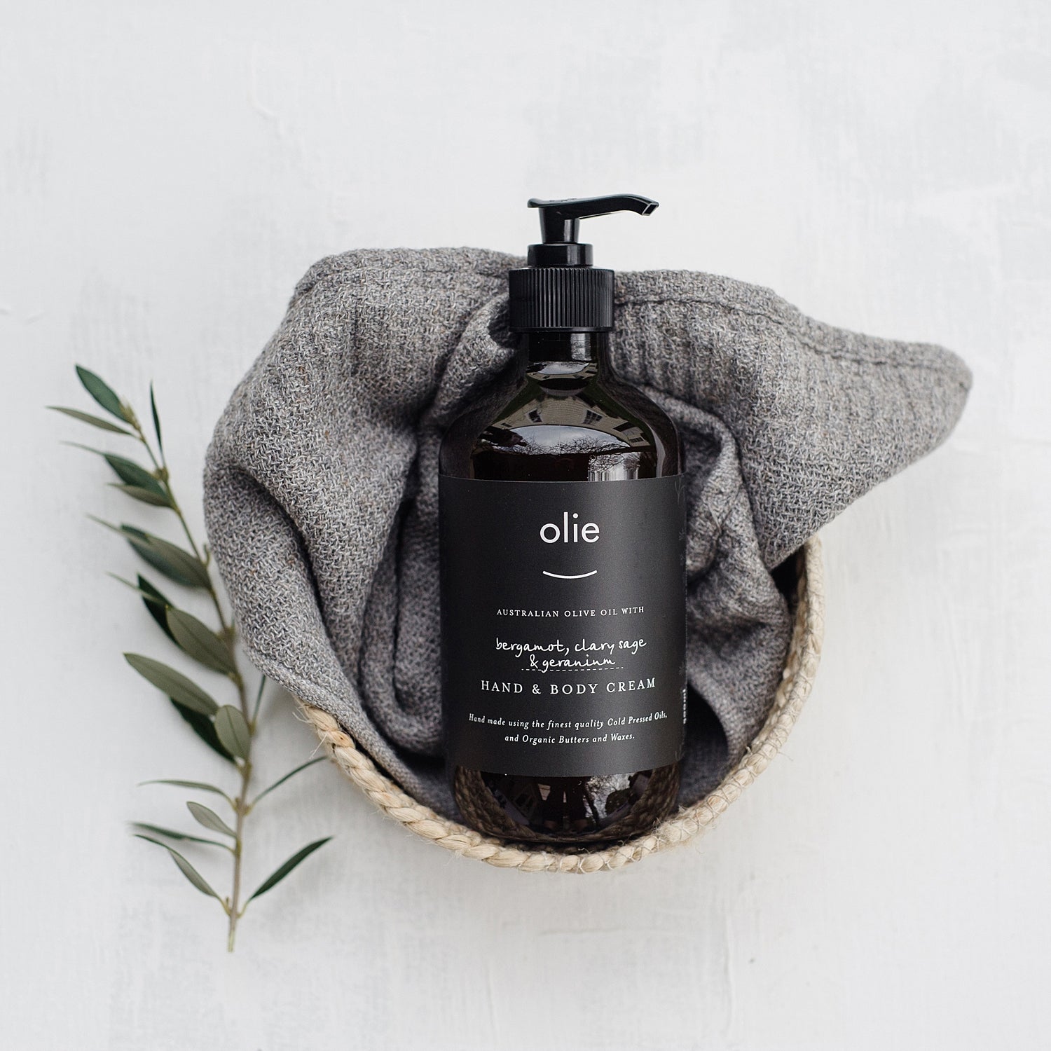 Hand + Body Cream - Bergamot | Clary Sage | Geranium -The Mountain Merchant -Olieve & Olie