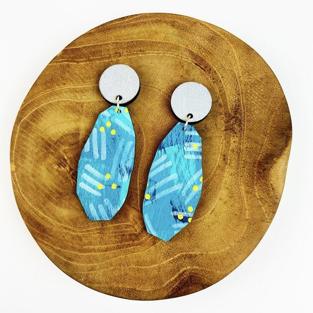 Mayer Drop Earrings - Bendalong -The Mountain Merchant -BEE Twomey