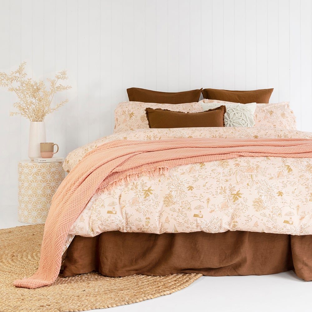 Paradise Reversible Quilt Cover Set -The Mountain Merchant -Bambury