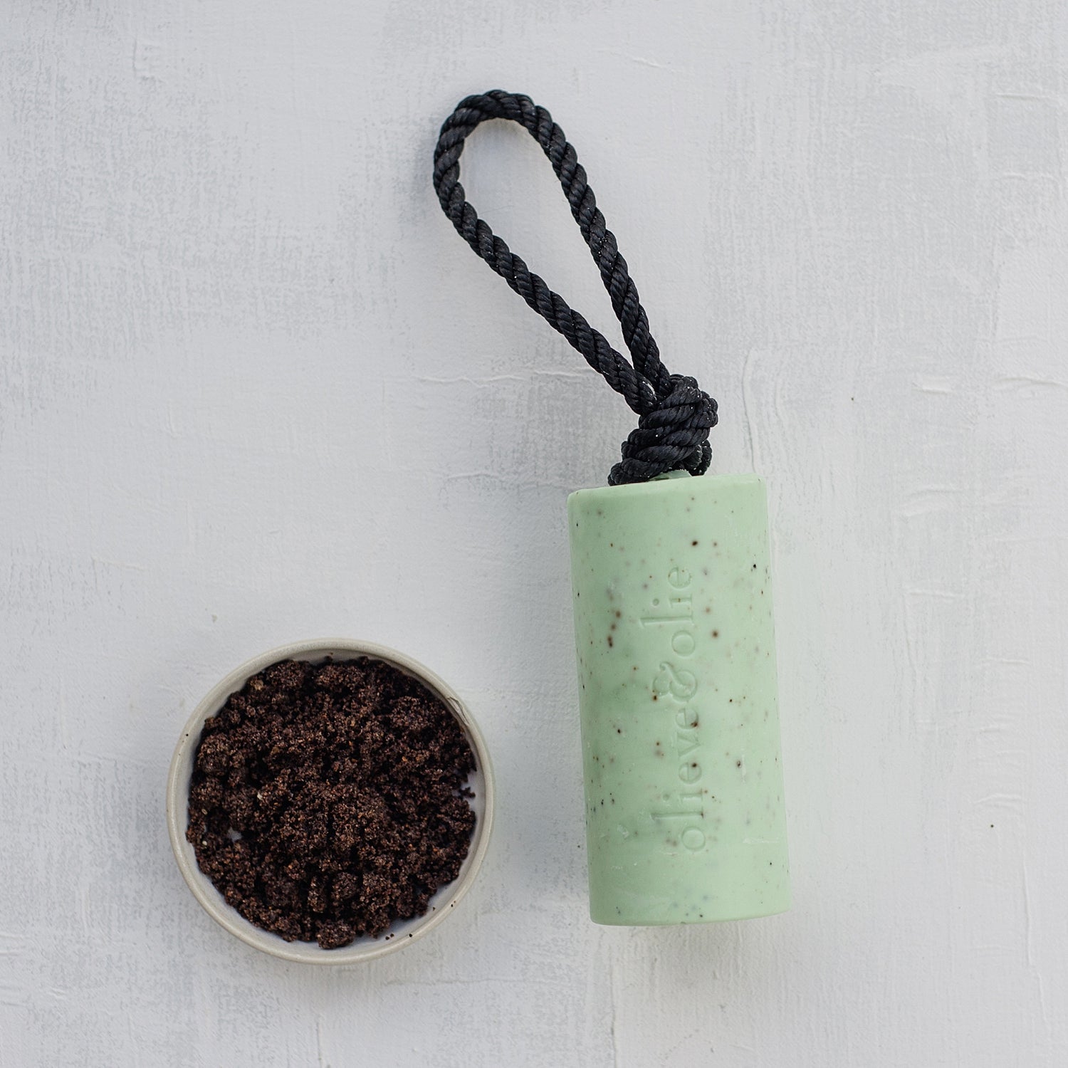 Soap On A Rope - Peppermint | Coffee -The Mountain Merchant -Olieve & Olie