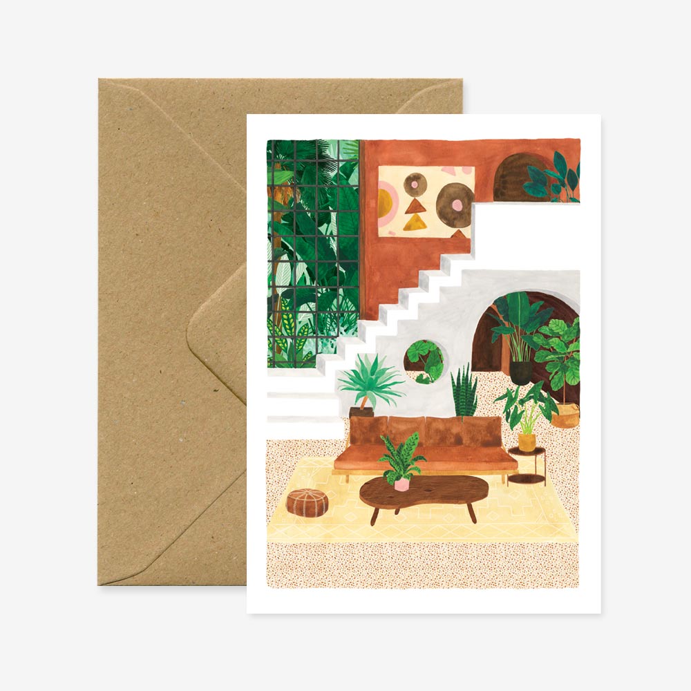 Vintage Living Room Card -The Mountain Merchant -Curated Group