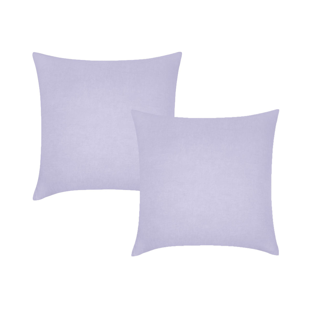 Lilac French Linen European Pillowcases Pair 2