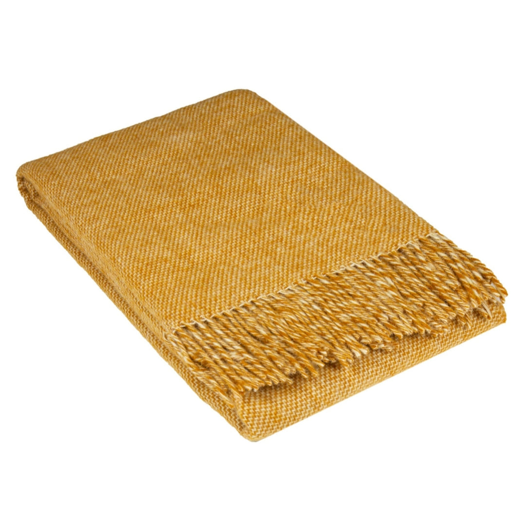 Mustard | Cambridge Throw | 100% Wool