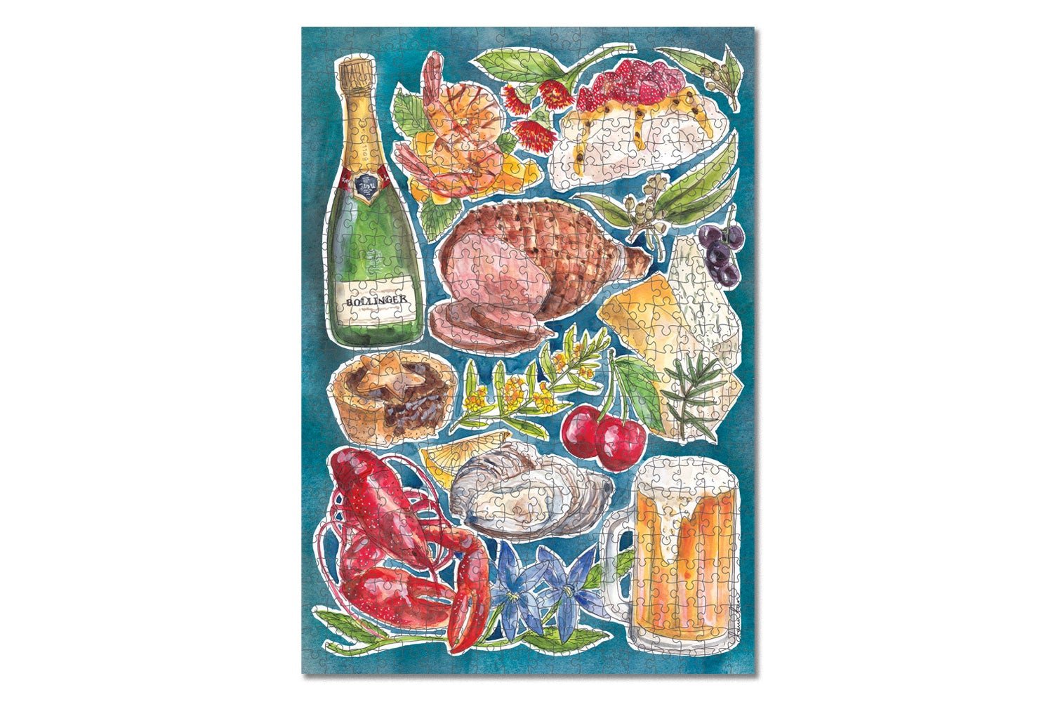 500 Piece Puzzle - Pavlova & Prawns - The Mountain Merchant