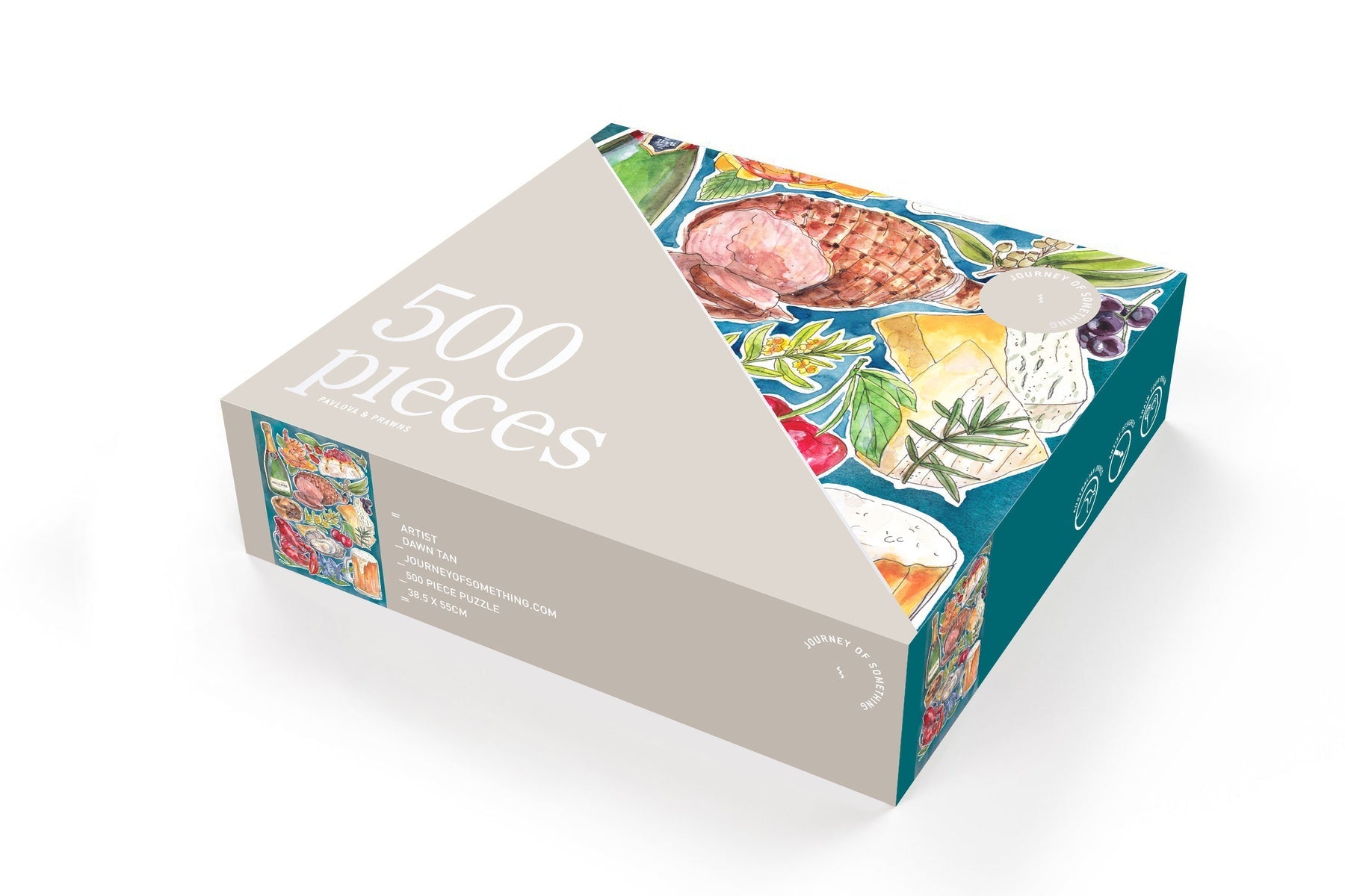 500 Piece Puzzle - Pavlova & Prawns - The Mountain Merchant