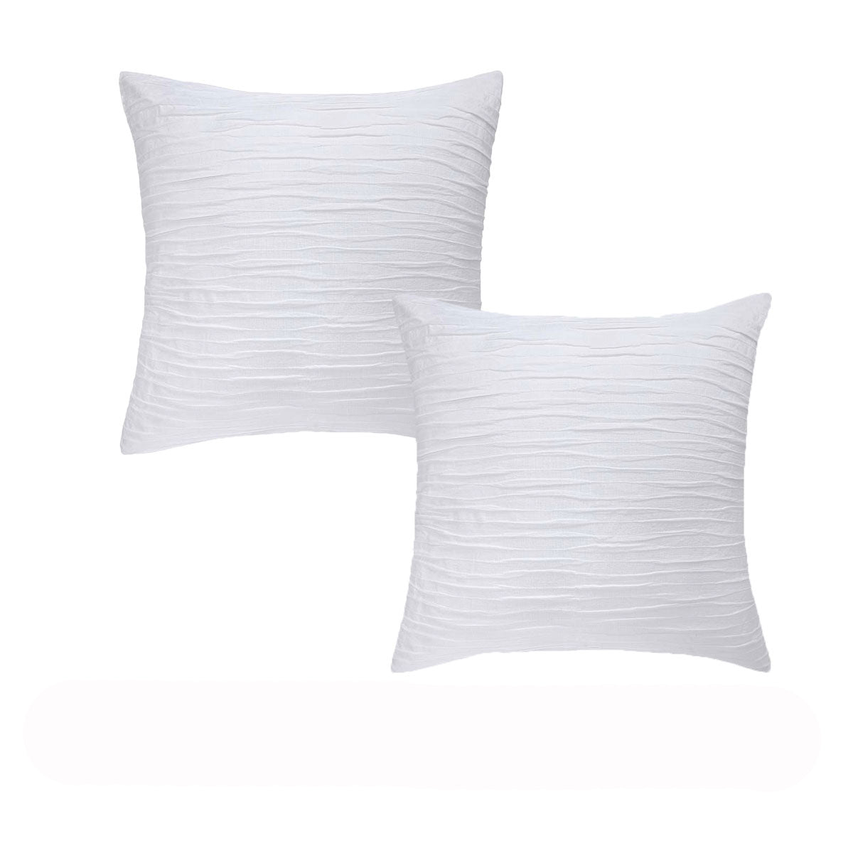 White | Malvern Cotton European Pillowcases | Pair