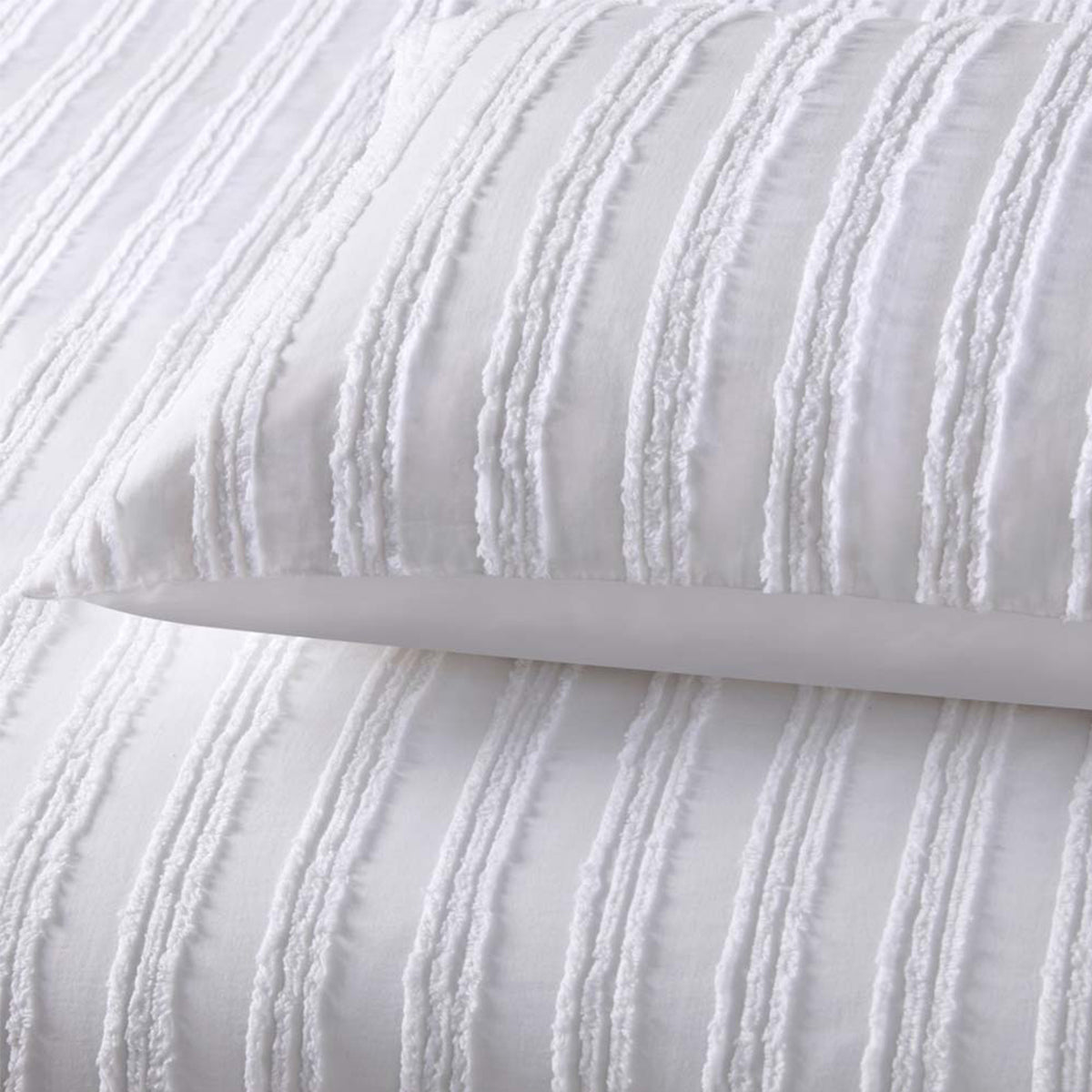 White Cotton Quilt Cover Set | Double