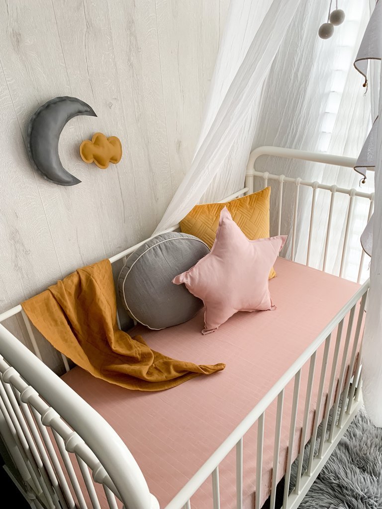 Ballet Blush Muslin Sheets-The Mountain Merchant