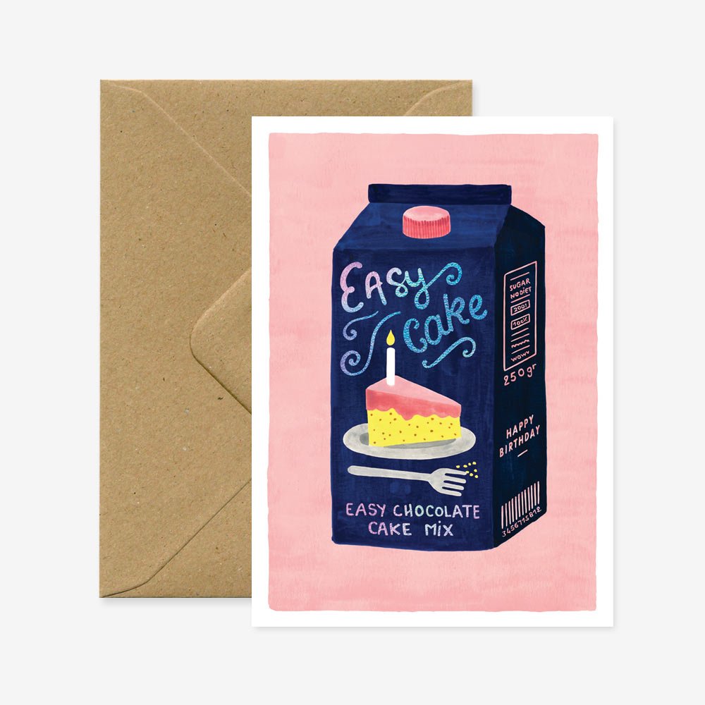 Easy Cake Birthday Card -The Mountain Merchant -Curated Group