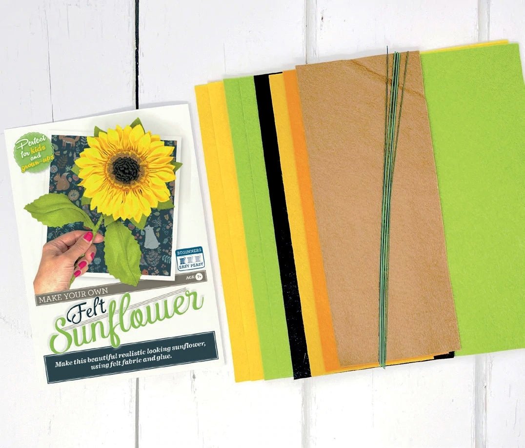 Felt Sunflower Crafty Kit -The Mountain Merchant -Bright Wonders