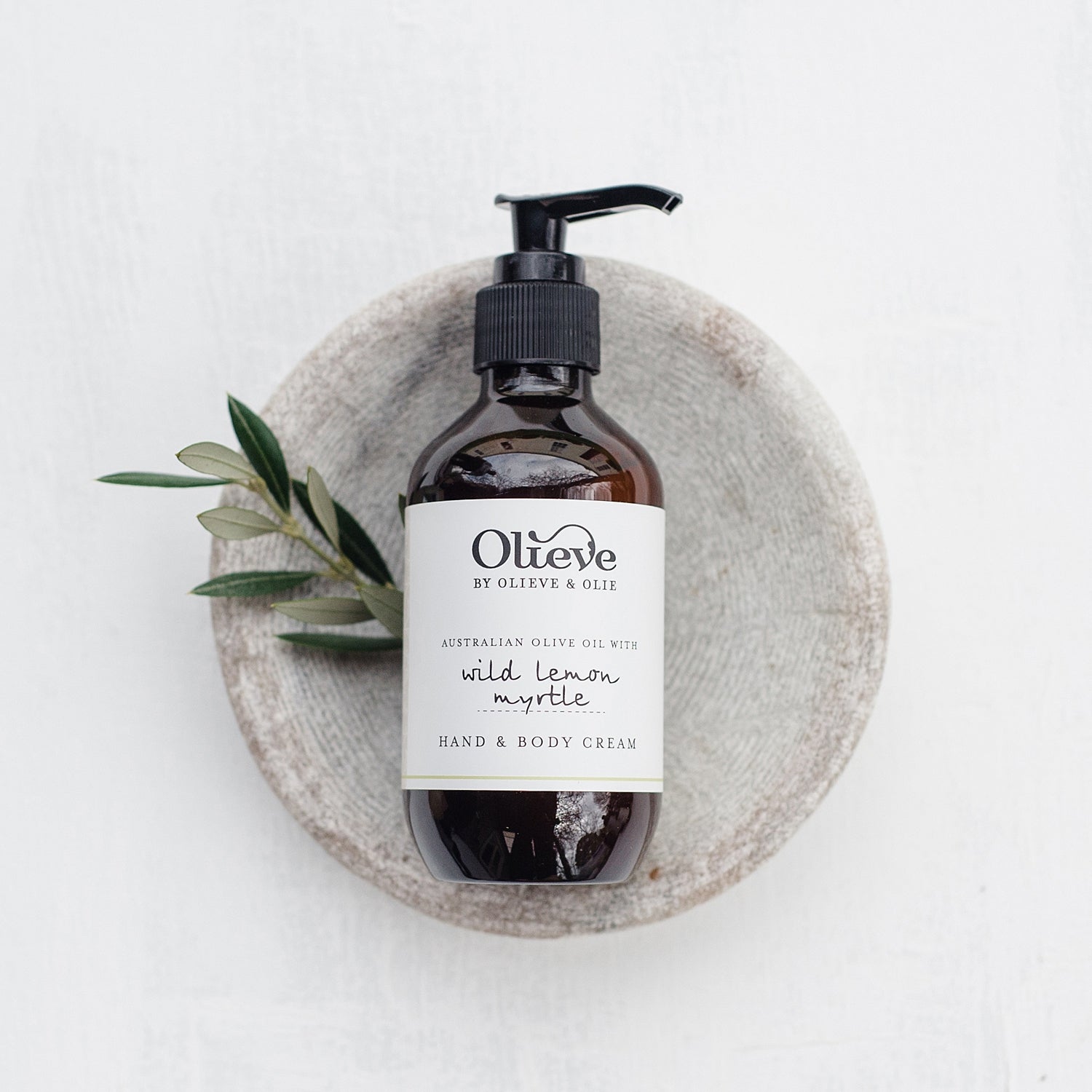 Hand + Body Cream - Wild Lemon Myrtle -The Mountain Merchant -Olieve & Olie