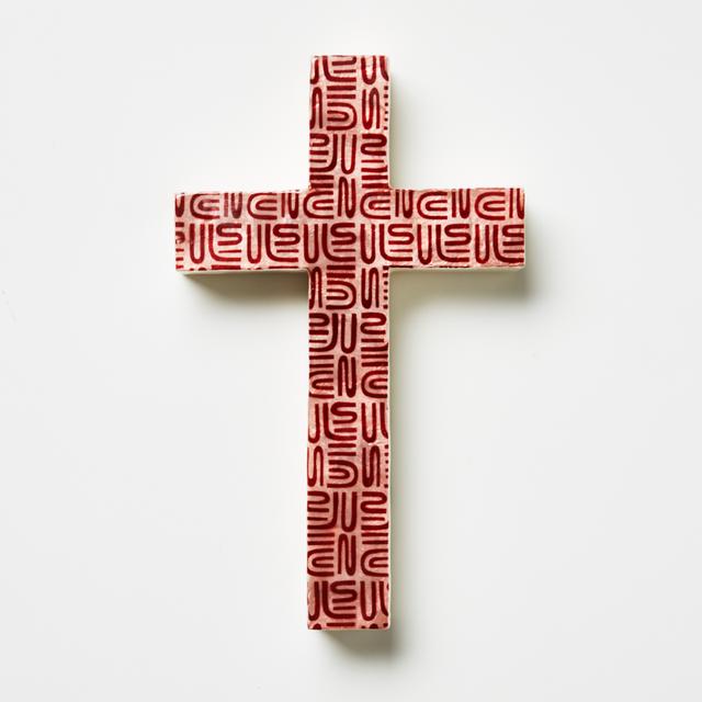 Keynotes Cross Tile - Pink -The Mountain Merchant -Jones & Co