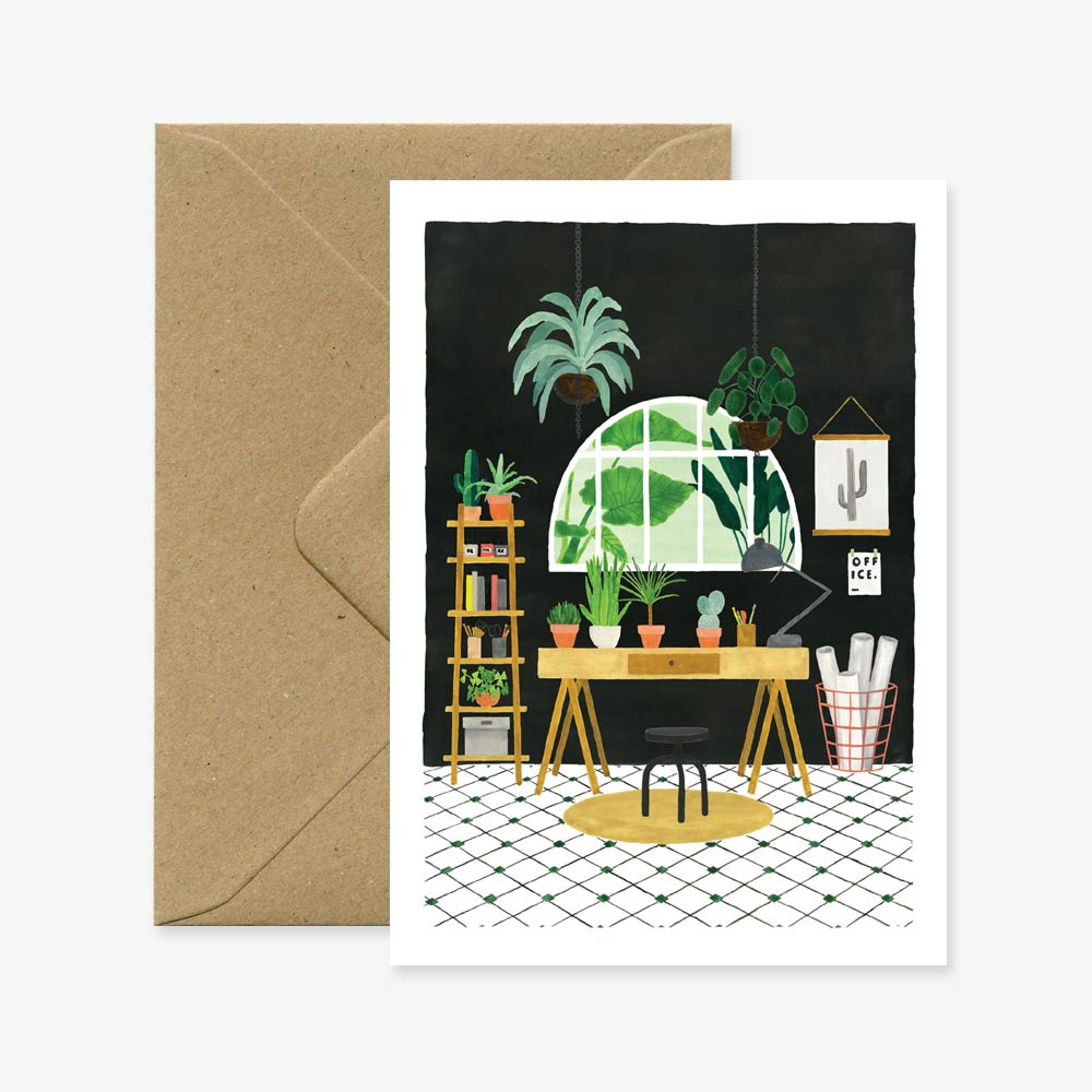 Office Jungle Card -The Mountain Merchant -Curated Group