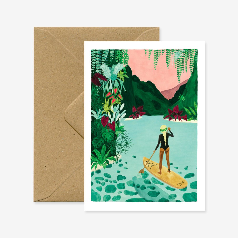 Paddle Board Card -The Mountain Merchant -Curated Group