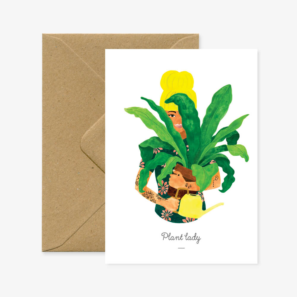 Plant Lady Card -The Mountain Merchant -Curated Group