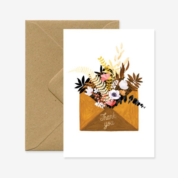 Thank You Envelope Card -The Mountain Merchant -Curated Group
